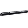 Phasak Panel de transferencia UTP Cat. 6A Dual 24 puertos 1U negro PU 2421
